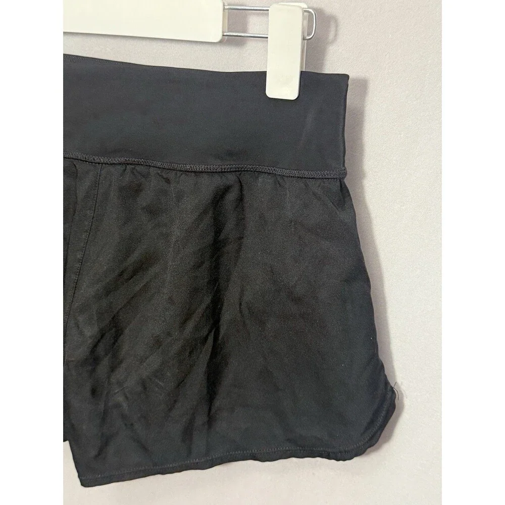 Nike Womens Running Shorts Size M Black Lined Athletic Workout Gym Lightweight